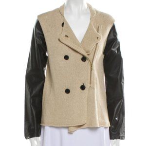 BY MALENE BIRGER Printed V-Neck Sweater